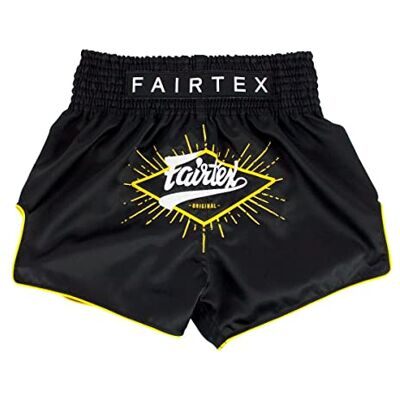Fairtex BS1903 Focus Muay Thai Shorts Black, blackone, M Fairtex BS1903 Focus Muay Thai Shorts Black, blackone, M