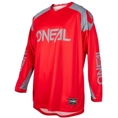 O'NEAL Jersey Enduro Motocross Andningsbart material, maximal rörelsefrihet, förlängd rygg Jersey Matrix Ridewear Vuxna Rödgrå Storlek XL O'NEAL Jersey Enduro Motocross Andningsbart material, maximal rörelsefrihet, förlängd rygg Jersey Matrix Ridewear Vuxna Rödgrå Storlek XL