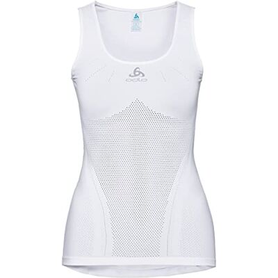 Odlo dam SUW rund hals singlet performance undertröja, vit, XS Odlo dam SUW rund hals singlet performance undertröja, vit, XS