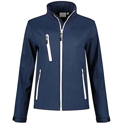 SANTINO 1015969 Soul dam Softshell Jack, äkta marinblå, storlek M SANTINO 1015969 Soul dam Softshell Jack, äkta marinblå, storlek M