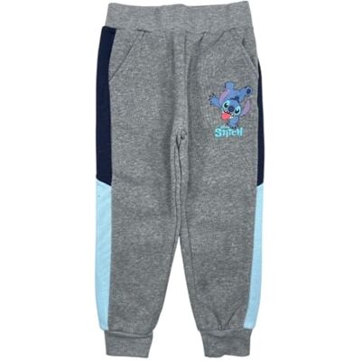 Disney Lilo & Stitch joggingbyxor, komfort och praktiska, hawaiidesign för barn, Färg: grå, Taille unique Disney Lilo & Stitch joggingbyxor, komfort och praktiska, hawaiidesign för barn, Färg: grå, Taille unique