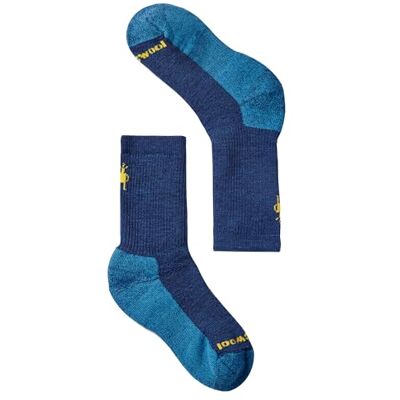 Smartwool Hike Full Cushion Crew Strumpor för barn, Alpine Blue, 29 Smartwool Hike Full Cushion Crew Strumpor för barn, Alpine Blue, 29