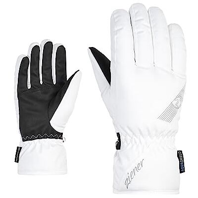 Ziener damer Korena skidhandskar/vintersport vattentät, andas, vit, 6 Ziener damer Korena skidhandskar/vintersport vattentät, andas, vit, 6