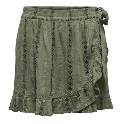 ONLY Dam Onlliana Frill Skort Ptm, Kalamata, XS ONLY Dam Onlliana Frill Skort Ptm, Kalamata, XS