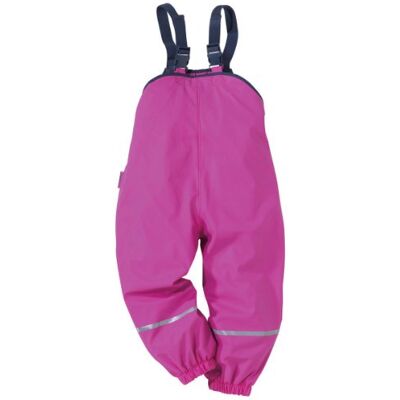 Playshoes unisex barn regnbyxor fleecefoder vind och vattentäta regnbyxor regnkläder, ROSA, 116 Playshoes unisex barn regnbyxor fleecefoder vind och vattentäta regnbyxor regnkläder, ROSA, 116
