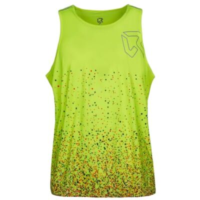 Rock Experience Drip Man Tank Andningsbart sportlinne, Gul, XL Rock Experience Drip Man Tank Andningsbart sportlinne, Gul, XL