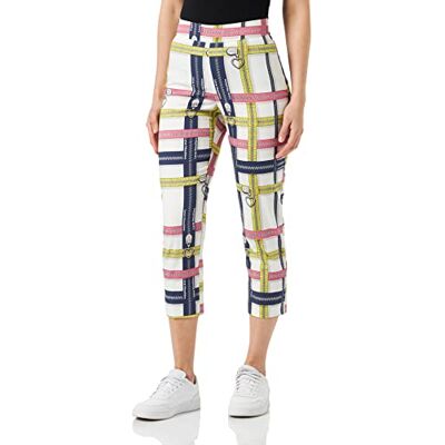 Love Moschino Moschino Love Women's Capri Byxor Casual Pants, Vit, 40, Vit, 40 SE Love Moschino Moschino Love Women's Capri Byxor Casual Pants, Vit, 40, Vit, 40 SE