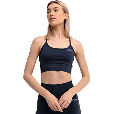 Drop of Mindfulness Maya Sports Bra Seamless Dark Blue med reglerbara axelband Dam Skön Sport-Bh för Kvinnor uttagbara inlägg Sporttopp Sömlös blå Tränings-bh vadderad, XS-XL Drop of Mindfulness Maya Sports Bra Seamless Dark Blue med reglerbara axelband Dam Skön Sport-Bh för Kvinnor uttagbara inlägg Sporttopp Sömlös blå Tränings-bh vadderad, XS-XL