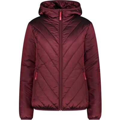 CMP Damjacka i nylon med fast huva, mörk körsbär, 44 CMP Damjacka i nylon med fast huva, mörk körsbär, 44