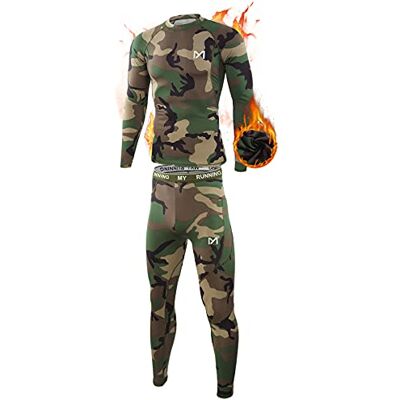 MEETYOO Thermal Underwear Set Män, Långa Funktionella Underkläder Andningsbara Underkläder Sport Kompressionsdräkt för Träning Skidåkning Löpning Vandring MEETYOO Thermal Underwear Set Män, Långa Funktionella Underkläder Andningsbara Underkläder Sport Kompressionsdräkt för Träning Skidåkning Löpning Vandring