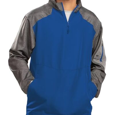 Holloway Sportswear Holloway Raiders Pullover Quarter Zip Golf & Running Sweatshirt: Lightweight Athletic Performance, Carbon Prt/Royl, Small Holloway Sportswear Holloway Raiders Pullover Quarter Zip Golf & Running Sweatshirt: Lightweight Athletic Performance, Carbon Prt/Royl, Small