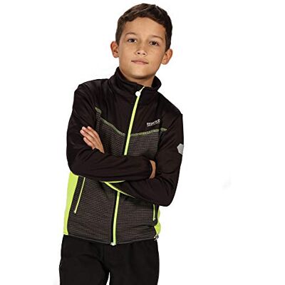 Regatta Oberon Iii Junior stretch mesh softshell jacka med fickor med dragkedja för barn Regatta Oberon Iii Junior stretch mesh softshell jacka med fickor med dragkedja för barn