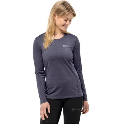 Jack Wolfskin dam Sky Thermal L/S W vandringströja, grafit, XS Jack Wolfskin dam Sky Thermal L/S W vandringströja, grafit, XS