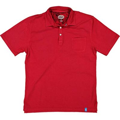Panareha Herren Jersey Pocket Polo DAIQUIRI Röd (L) Panareha Herren Jersey Pocket Polo DAIQUIRI Röd (L)