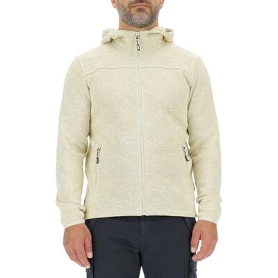 Jeep O102880-W640 J FUNKTIONELL TRICOT JACKA MAN MED HUVA Fickor Zippade Fickor Etikett J23W Herr Björk Vit Melange XL Jeep O102880-W640 J FUNKTIONELL TRICOT JACKA MAN MED HUVA Fickor Zippade Fickor Etikett J23W Herr Björk Vit Melange XL