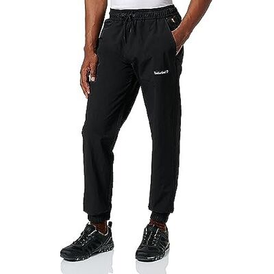 Timberland Ripstop Jogger Byxor för män, Svart, M Timberland Ripstop Jogger Byxor för män, Svart, M