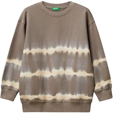 Benetton Barns tie-dye randig sweatshirt - Tröja Benetton Barns tie-dye randig sweatshirt - Tröja