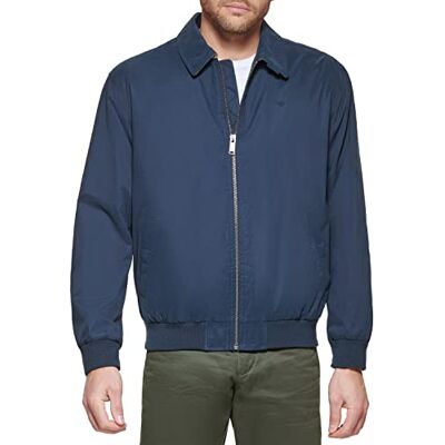 Dockers Herr Micro Twill Golf Bomberjacka Vindjacka, Marinblått Xsp, XL Dockers Herr Micro Twill Golf Bomberjacka Vindjacka, Marinblått Xsp, XL