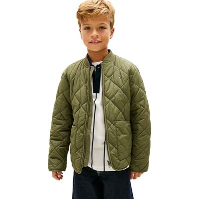 Tommy Hilfiger Kviltad lätt jacka KB0KB10214 jackor, GRÖN (Ljusgrön), 5 år Tommy Hilfiger Kviltad lätt jacka KB0KB10214 jackor, GRÖN (Ljusgrön), 5 år