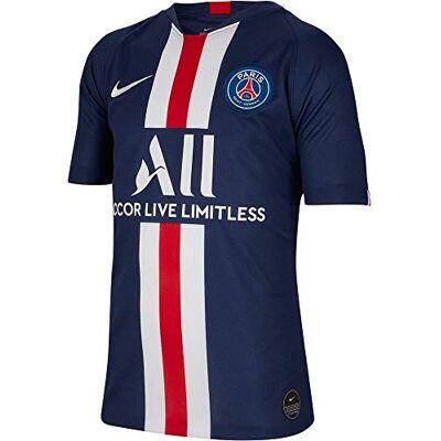 NIKE Unisex barn Paris Saint-Germain säsong 2021/22 Breathe Stadium Jersey hem jersey NIKE Unisex barn Paris Saint-Germain säsong 2021/22 Breathe Stadium Jersey hem jersey