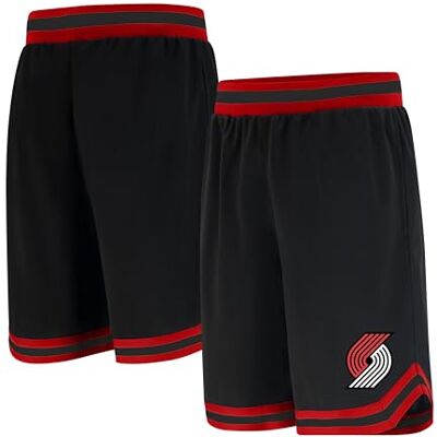 Ultra Game Mens Active Knit Training NBA Woven Team Logo Poly Mesh Basketball Shorts, Black, Large US Ultra Game Mens Active Knit Training NBA Woven Team Logo Poly Mesh Basketball Shorts, Black, Large US