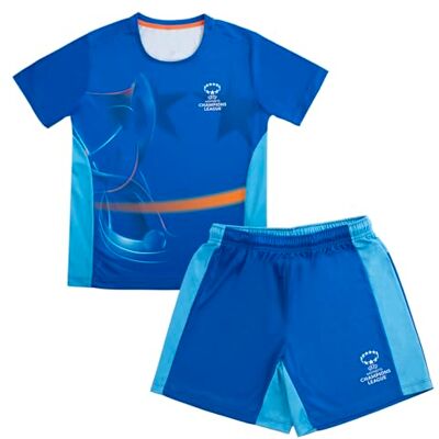 UEFA Dam, Champions League, barnset, träningsstopp och shorts – storlek 6–7 år, officiellt licensierade varor, UWCL, barnfotbollströja, bra presentidé för fotbollsfans UEFA Dam, Champions League, barnset, träningsstopp och shorts – storlek 6–7 år, officiellt licensierade varor, UWCL, barnfotbollströja, bra presentidé för fotbollsfans