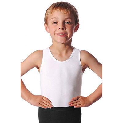 Roch Valley Oliver ärmlös herr/pojk-leotard Vitt S Roch Valley Oliver ärmlös herr/pojk-leotard Vitt S