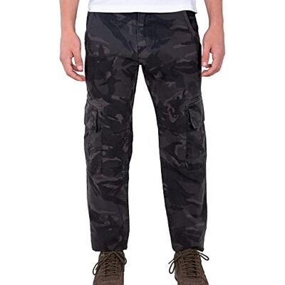 Alpha Industries Agent C Pant-fritidsbyxor för män Black Camo Alpha Industries Agent C Pant-fritidsbyxor för män Black Camo