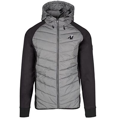 Gorilla Wear Felton jacka bodybuilding sport vardag fritid med logotyptryck, lätt och bekväm för optimal rörelse av polyester Gorilla Wear Felton jacka bodybuilding sport vardag fritid med logotyptryck, lätt och bekväm för optimal rörelse av polyester