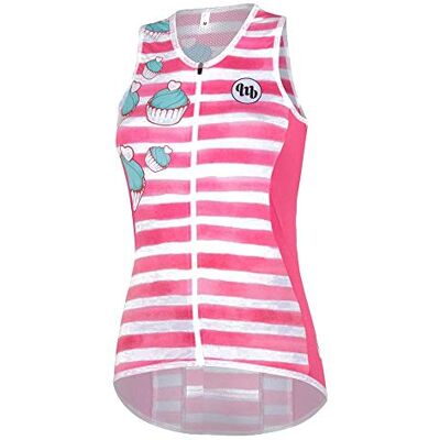 MB Wear Pastry damtröja för vuxna, rosa/vit/turkosblå, FR: L (tillverkarens storlek: L) MB Wear Pastry damtröja för vuxna, rosa/vit/turkosblå, FR: L (tillverkarens storlek: L)