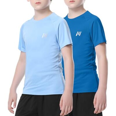 MEETWEE Pojkar Rash Guard Kortärmad Barn Simning Skjorta UV-skydd UPF 50 MEETWEE Pojkar Rash Guard Kortärmad Barn Simning Skjorta UV-skydd UPF 50