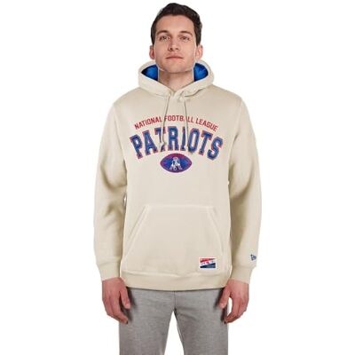 New England Patriots unisex Nfl 3:e ner pullover med huva klassisk sten officiell lag färg tröja med huva New England Patriots unisex Nfl 3:e ner pullover med huva klassisk sten officiell lag färg tröja med huva