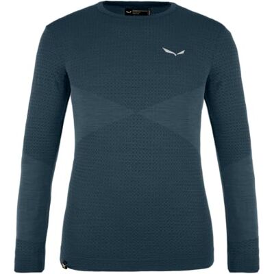 Salewa Zebru Medium Varm AMR T-shirt K Damblå, 128 Salewa Zebru Medium Varm AMR T-shirt K Damblå, 128