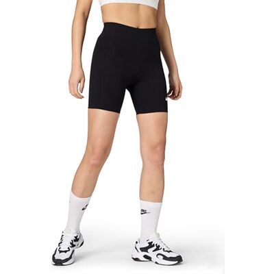 NIKE DV7797-010W NSW NK CLSC HR 8IN Kort Damshorts Svart/Segel XS NIKE DV7797-010W NSW NK CLSC HR 8IN Kort Damshorts Svart/Segel XS