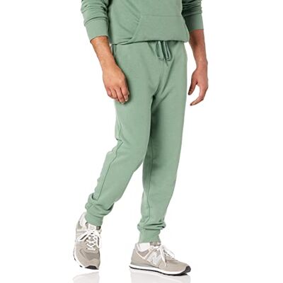 Amazon Essentials lättvikts franska terry-joggingbyxor (finns i stora och långa), salviagrön, X-Small Amazon Essentials lättvikts franska terry-joggingbyxor (finns i stora och långa), salviagrön, X-Small