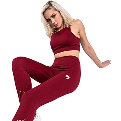 Venum Kvinnors Sparring Seamless 7/8 Leggings, Burgundy, XX-Large Venum Kvinnors Sparring Seamless 7/8 Leggings, Burgundy, XX-Large
