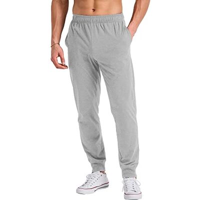 Hanes Originals Cotton Joggers, Jersey Sweatpants for Men with Pockets, 30" Inseam, Light Steel Hanes Originals Cotton Joggers, Jersey Sweatpants for Men with Pockets, 30" Inseam, Light Steel