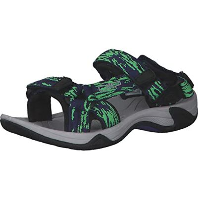 CMP Dam Kids Hamal Vandringssandal sportsandal, Blå fluo grön B blå verde fluo, 30 EU CMP Dam Kids Hamal Vandringssandal sportsandal, Blå fluo grön B blå verde fluo, 30 EU