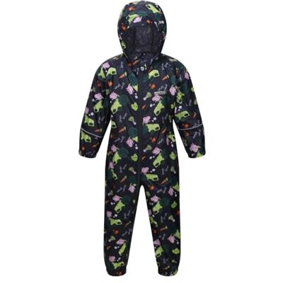 Regatta Unisex barn greta gris pobble tryck vattentät pöl kostym, Marinblått Xsp, 5 År Regatta Unisex barn greta gris pobble tryck vattentät pöl kostym, Marinblått Xsp, 5 År