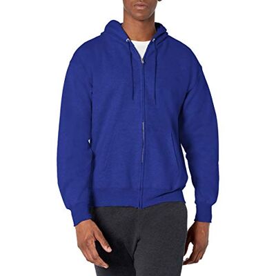 Hanes Men's Ultimate Full-Zip Hoodie, herrtröja med huva och blixtlås, L Hanes Men's Ultimate Full-Zip Hoodie, herrtröja med huva och blixtlås, L