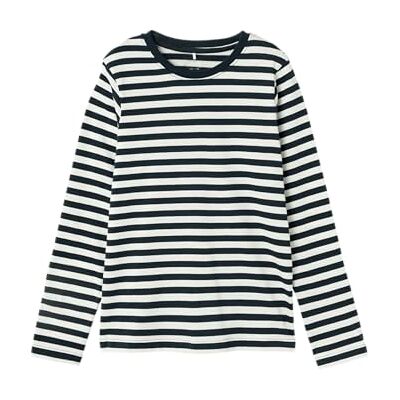 NAME IT pojkar Nkmsalmo Nreg Ls Top Noos långärmad tröja, Mörk safir, 116 NAME IT pojkar Nkmsalmo Nreg Ls Top Noos långärmad tröja, Mörk safir, 116