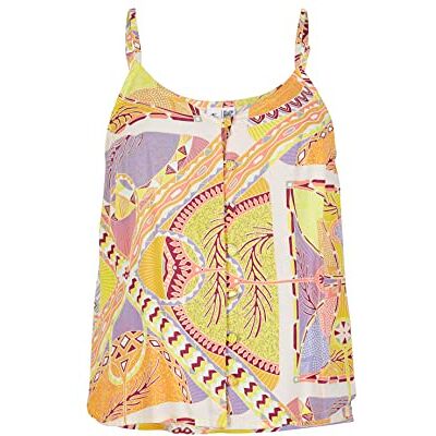 O'Neill Tiare Woven Tank Top T-shirt, 32013 Yellow Scarf Print, Normal för Kvinnor, 32013 Yellow Scarf Print, L-XL O'Neill Tiare Woven Tank Top T-shirt, 32013 Yellow Scarf Print, Normal för Kvinnor, 32013 Yellow Scarf Print, L-XL