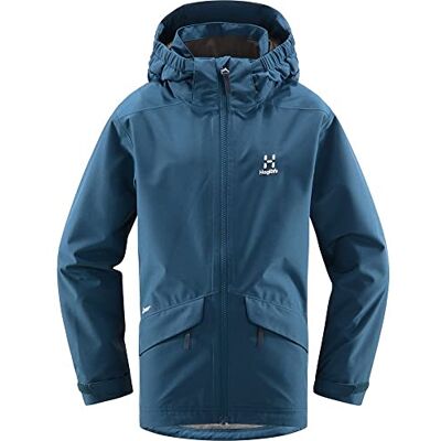 Haglöfs Haglofs Unisex barn Mila Jacket Juniorjacka, betong, 8 År Haglöfs Haglofs Unisex barn Mila Jacket Juniorjacka, betong, 8 År