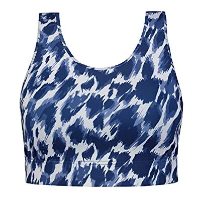Studio Untold Dam leopard sport-bh, Dunkelblau, 36 Studio Untold Dam leopard sport-bh, Dunkelblau, 36