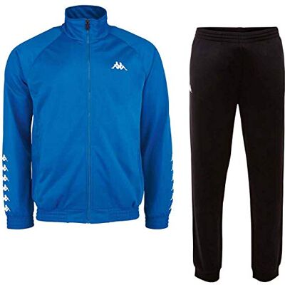 Kappa Tracksuit Till Men I träningsoverall för män I perfekt för sport och fritid I, Blå Aster, M Kappa Tracksuit Till Men I träningsoverall för män I perfekt för sport och fritid I, Blå Aster, M