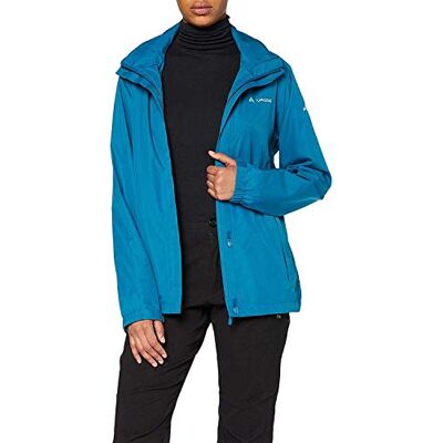VAUDE Regnjacka dam lätt – dam Escape Light Jacket, vattentät utomhusjacka, andningsbar vindjacka med huva, klimatvänlig vandringsjacka VAUDE Regnjacka dam lätt – dam Escape Light Jacket, vattentät utomhusjacka, andningsbar vindjacka med huva, klimatvänlig vandringsjacka