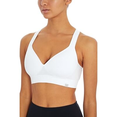 Marika Damkupa Johanna molded kupa sömlös bh sport-BH, Vit, S Marika Damkupa Johanna molded kupa sömlös bh sport-BH, Vit, S