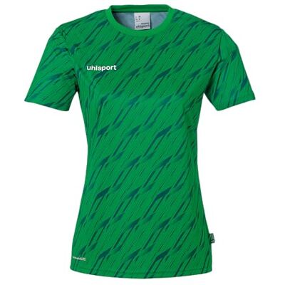 uhlsport Progressive 28 Jersey kortärmad fotbollströja sport t-shirt för barn och vuxna – kvinnors snitt – andningsbar sport jersey grön uhlsport Progressive 28 Jersey kortärmad fotbollströja sport t-shirt för barn och vuxna – kvinnors snitt – andningsbar sport jersey grön