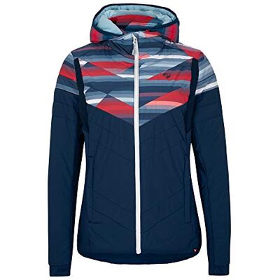 Ziener dam Nafalda primaloft-jacka funktionell, varm, med stretchinsats stripes 44 EU Ziener dam Nafalda primaloft-jacka funktionell, varm, med stretchinsats stripes 44 EU