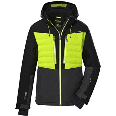 Killtec Skidjacka för män med huva och snöfång, KSW 56 MN SKI JCKT, svart, M, 38710-000 Killtec Skidjacka för män med huva och snöfång, KSW 56 MN SKI JCKT, svart, M, 38710-000